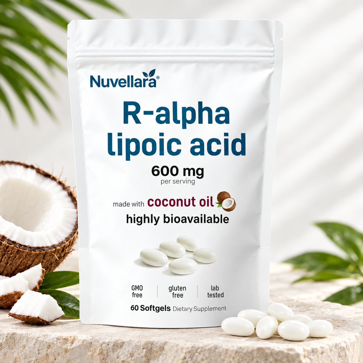 R-Alpha Lipoic Acid 600mg – Pure R-Form Softgels