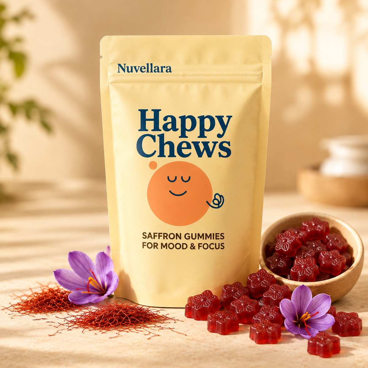 Saffron Gummies for Mood & Focus