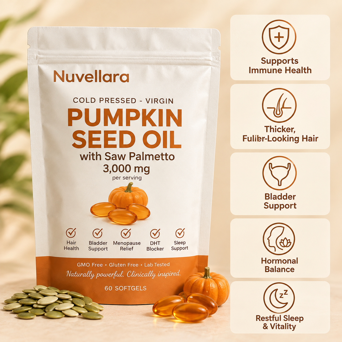 Pumpkin Seed Oil Softgels