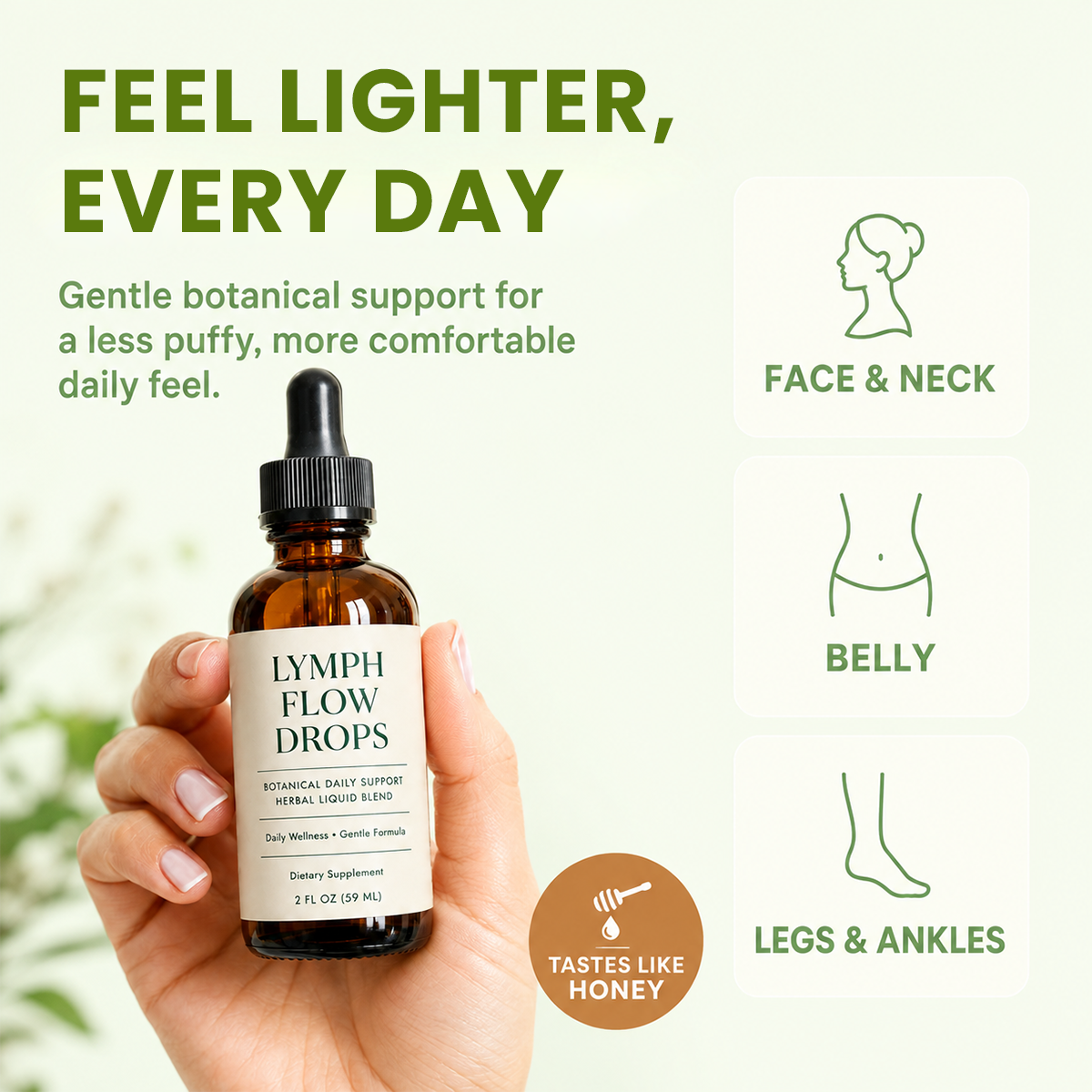 💧 Lymphatic Drainage Drops - Release Trapped Fluid