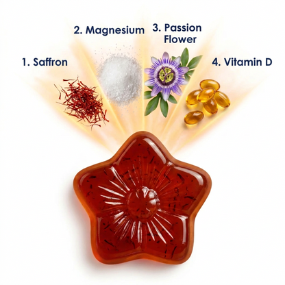 Saffron Gummies for Mood & Focus